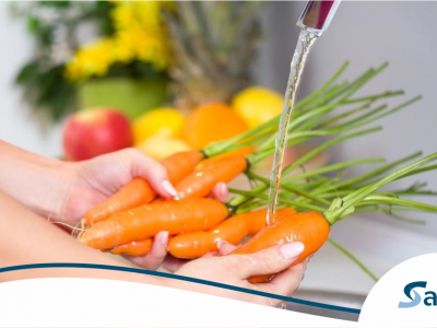 Casca de frutas e legumes importante lavar
